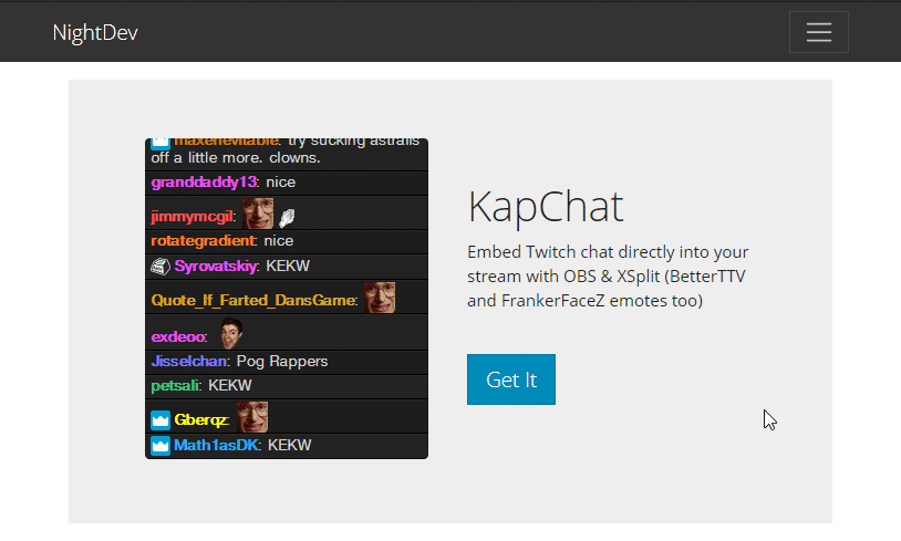 Get Chat box URL for OBS Overlay